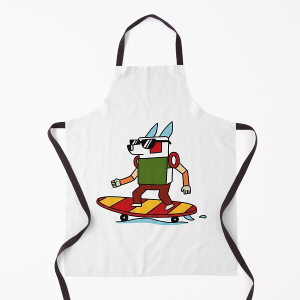 Item preview, Surfing Beach Dog designed and sold by BlockyBeasts.