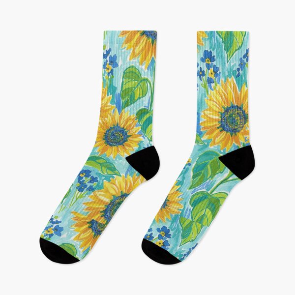 Item preview, Tropical Flower Watercolor Pattern | Sunflower |  Maximalist Design designed and sold by Desolaa_Arts.