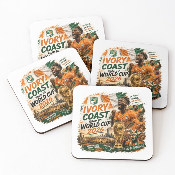 Item preview, Ivory Coast Road to World Cup 2026 Football  designed and sold by Pixanova.
