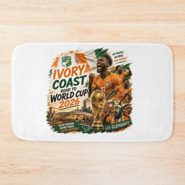 Item preview, Ivory Coast Road to World Cup 2026 Football  designed and sold by Pixanova.