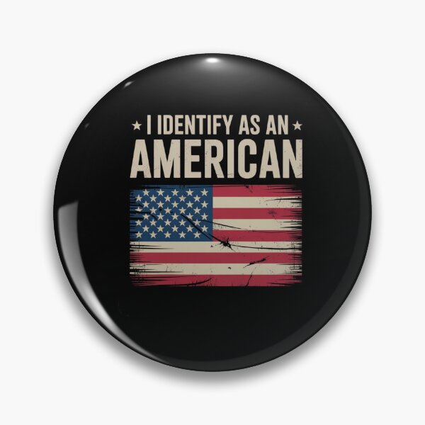 Item preview, i Identify As an American Flag 4th July Independence Day designed and sold by sailorjessiArt.