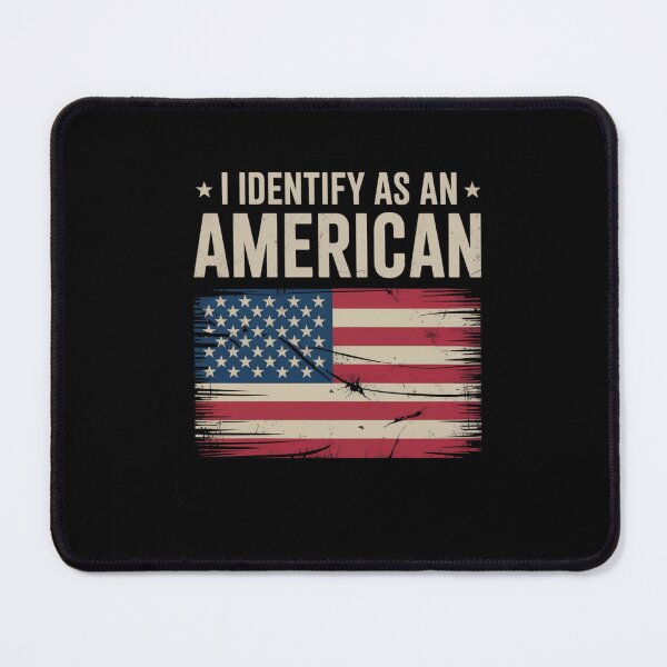 Item preview, i Identify As an American Flag 4th July Independence Day designed and sold by sailorjessiArt.