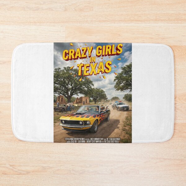 Item preview, ROAD MOVIE POSTER CRAZY GIRLS IN TEXAS 1969 designed and sold by VERYOLDROAD BY AXTON BROWNING .
