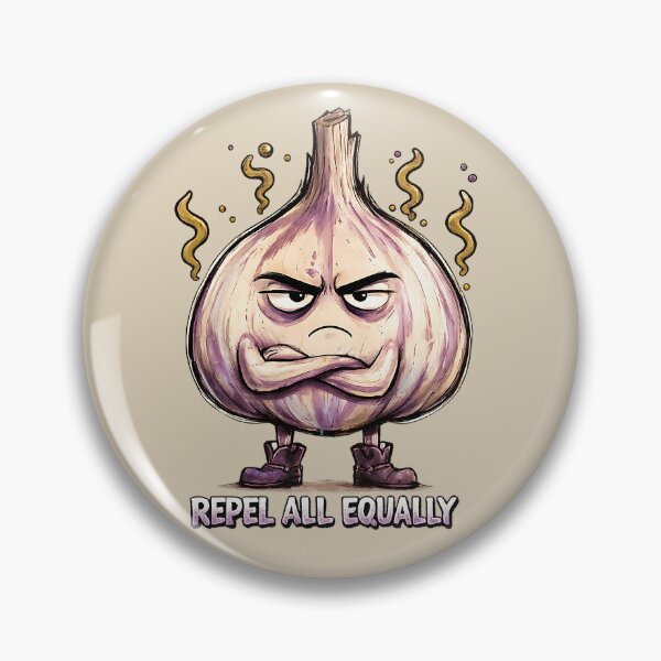 Item preview, Repel All Equally Grumpy Garlic designed and sold by StillWildink.