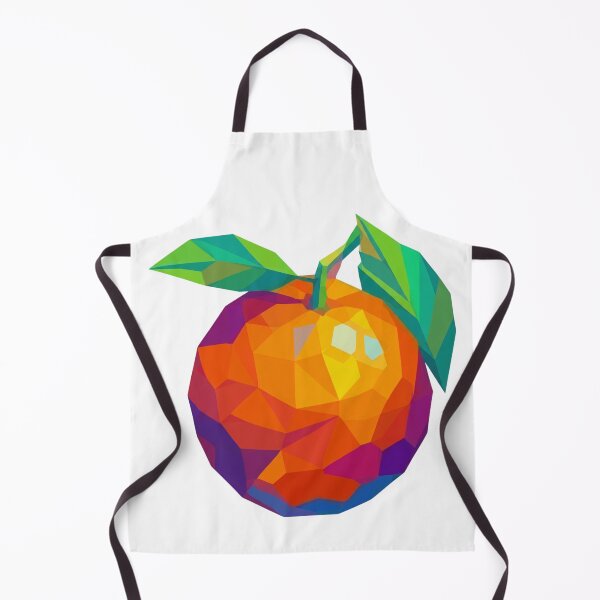 Item preview, Geometric Orange Low Poly Colorful Fruit Art designed and sold by VintryOff.