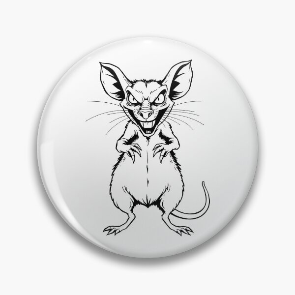 Item preview, scary rat designed and sold by rheyes.