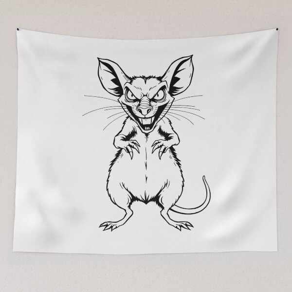 Item preview, scary rat designed and sold by rheyes.