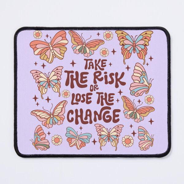 Item preview, Take the Risk or lose the change Butterfly designed and sold by NettiesWallArt.