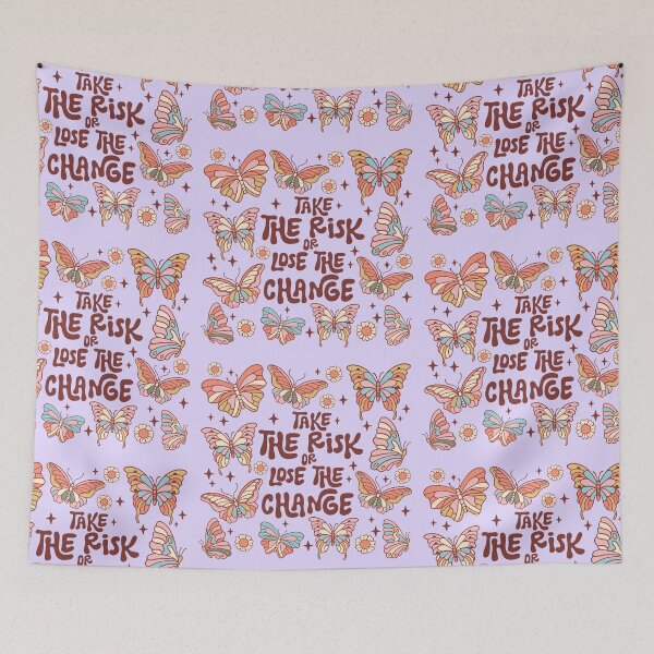 Item preview, Take the Risk or lose the change Butterfly designed and sold by NettiesWallArt.