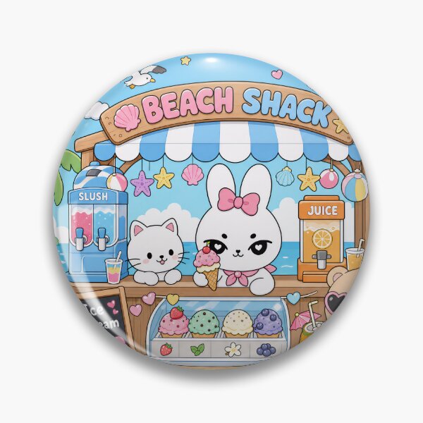 Item preview, Kawaii Beach Shack Summer Treats designed and sold by kokoriiland.