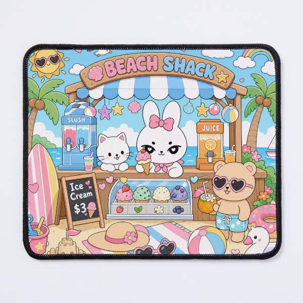 Item preview, Kawaii Beach Shack Summer Treats designed and sold by kokoriiland.