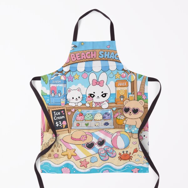 Item preview, Kawaii Beach Shack Summer Treats designed and sold by kokoriiland.