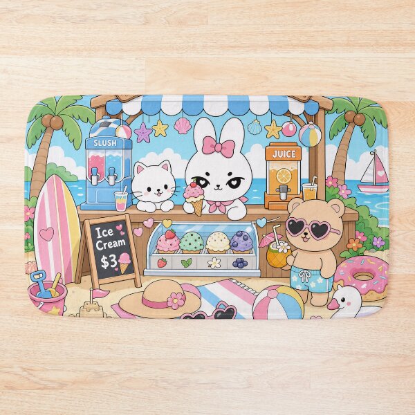 Item preview, Kawaii Beach Shack Summer Treats designed and sold by kokoriiland.