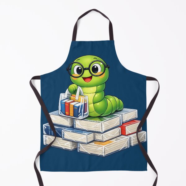 Item preview, bookworm designed and sold by FluffyGallery.