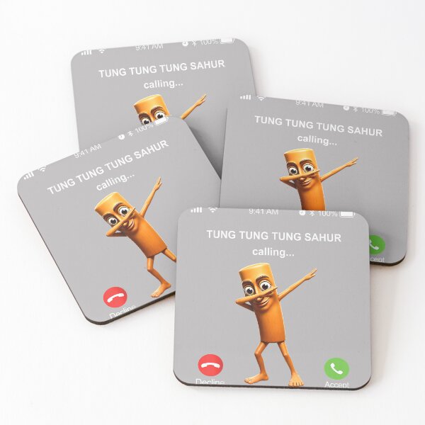 Item preview, Tung Tung Tung Sahur Calling Funny Fishing Dad Dance designed and sold by GreggRoss.