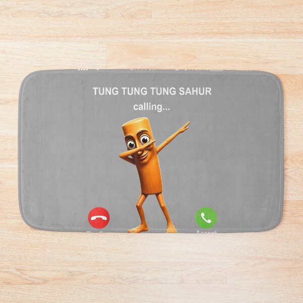 Item preview, Tung Tung Tung Sahur Calling Funny Fishing Dad Dance designed and sold by GreggRoss.