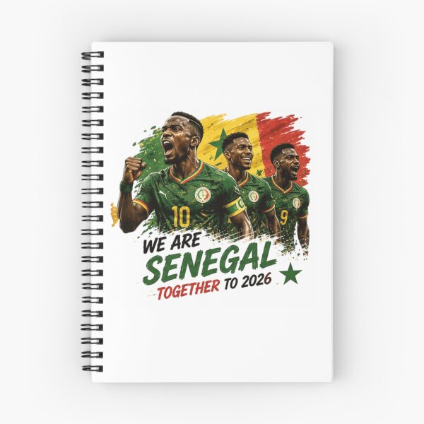 Item preview, We Are Senegal Together to 2026 Football Design designed and sold by Pixanova.