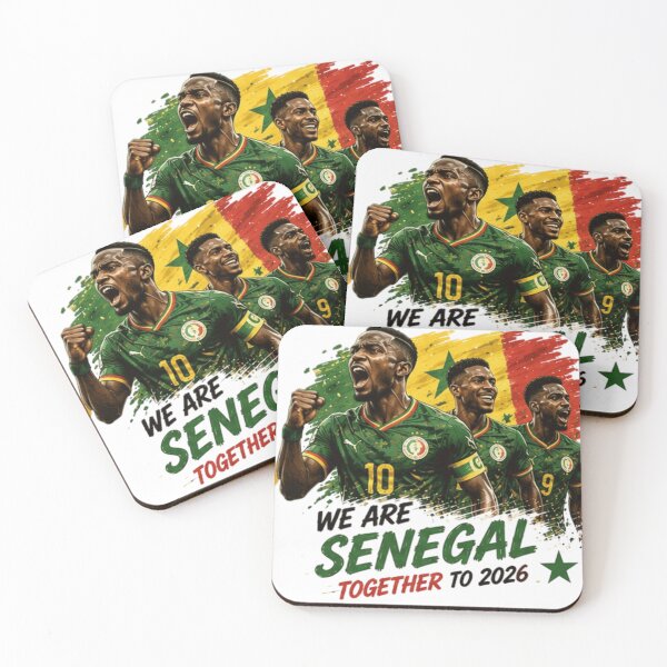 Item preview, We Are Senegal Together to 2026 Football Design designed and sold by Pixanova.