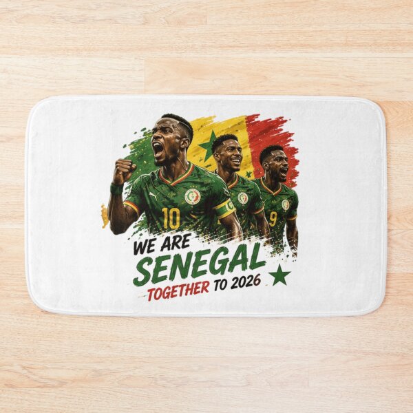 Item preview, We Are Senegal Together to 2026 Football Design designed and sold by Pixanova.