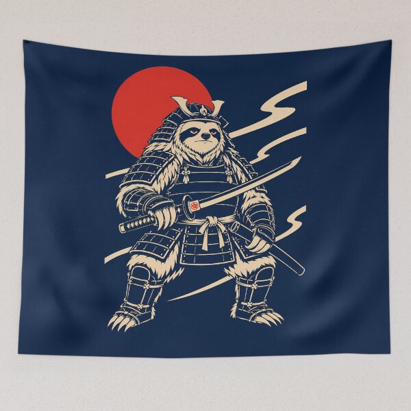 Item preview, Samurai Sloth designed and sold by KungPowUnicorn.