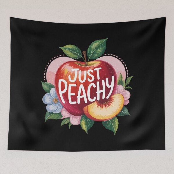 Item preview, Just Peachy Hello Summer Vibes Summertime Vacation Peach designed and sold by sailorjessiArt.