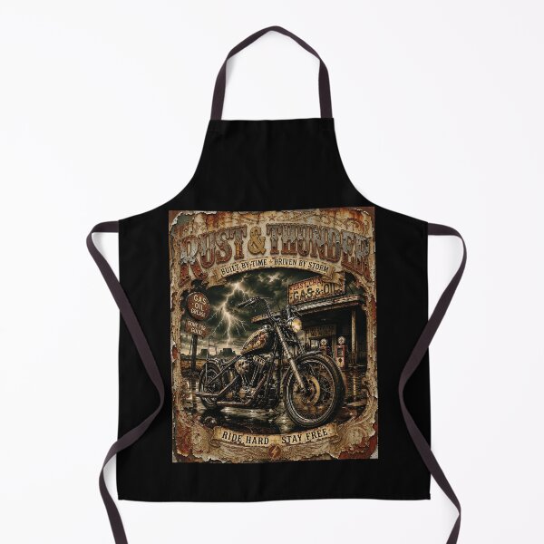 Item preview, Rust And Thunder Vintage Chopper Storm Rider Art designed and sold by DeimosArtIntl.