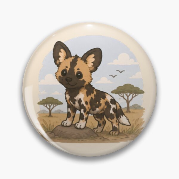 Item preview, Adventure African Wild Dog designed and sold by MellowMunchkins.
