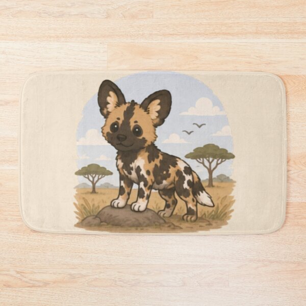 Item preview, Adventure African Wild Dog designed and sold by MellowMunchkins.