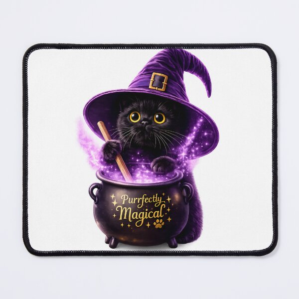 Item preview, Master of Meowgic – Cute Witch Cat designed and sold by GGAUL.