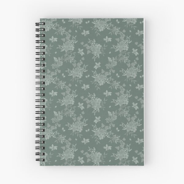Item preview, Winter Watercolor monochrom Floral Woodland Botanical Fabric designed and sold by Designs by christel_treiber.