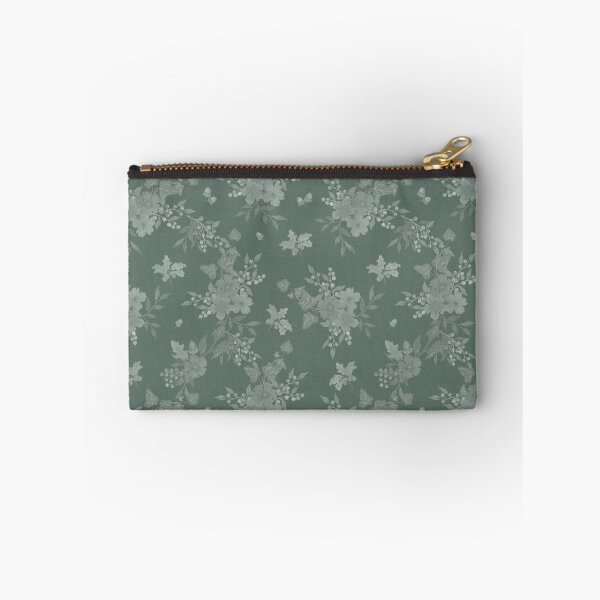 Item preview, Winter Watercolor monochrom Floral Woodland Botanical Fabric designed and sold by Designs by christel_treiber.