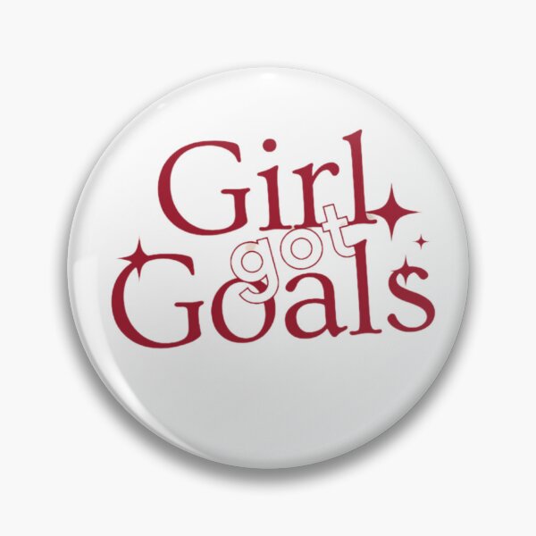 Item preview, Girl Got Goals Motivational Quote | Ambitious Woman Aesthetic Typography designed and sold by PixelVibe Art.