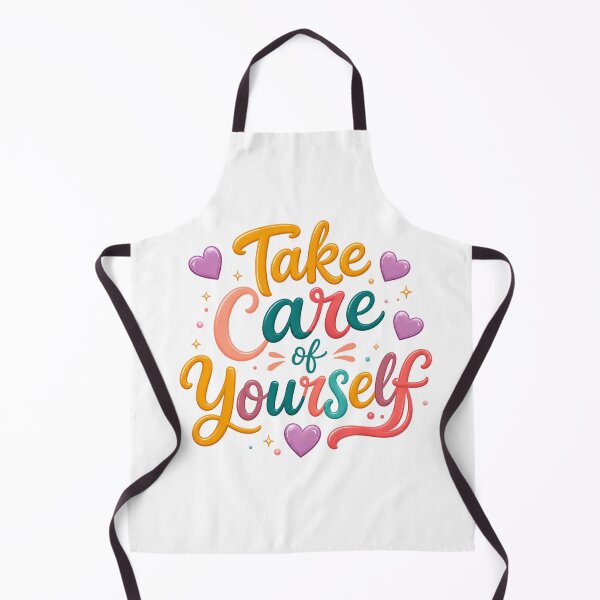 Item preview, Take Care Of Yourself | Colorful Self Love Motivational Quote Art designed and sold by Dulxoz.