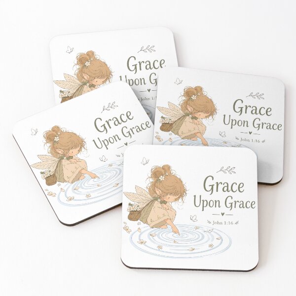 Item preview, Grace Upon Grace | Christian Fairy Sticker Design designed and sold by lindalifepeace.