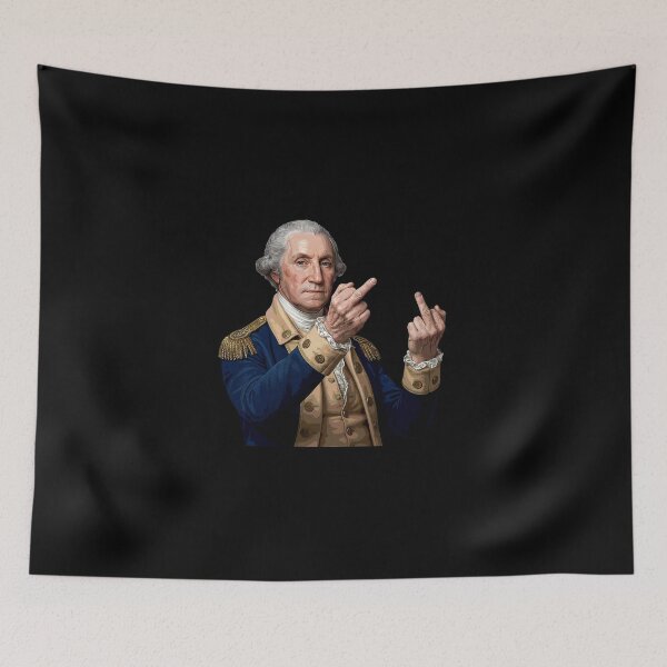 Item preview, Funny Washington middle finger patriotic designed and sold by luytkaka.