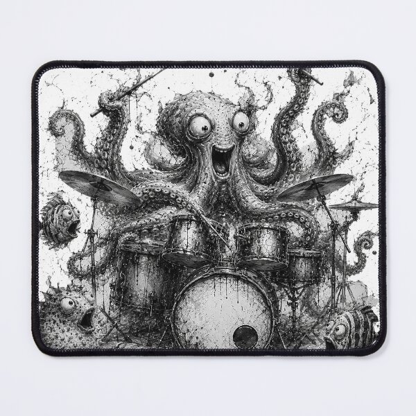 Item preview, **Octopus Drummer’s Chaotic Undersea Concert** designed and sold by Sci-fi-2901.