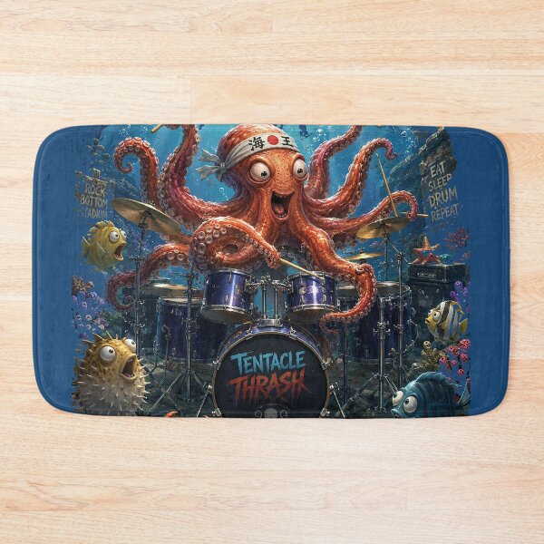 Item preview, **Octopus Drummer’s Chaotic Undersea Concert** designed and sold by Sci-fi-2901.