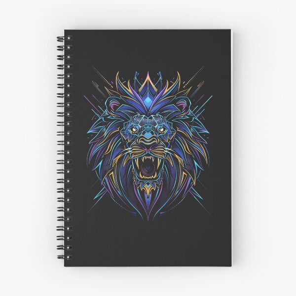 Item preview, Electric Lion Glitch Art – Modern Heraldry & Streetwear Graphic designed and sold by RetroWaveArtCo.