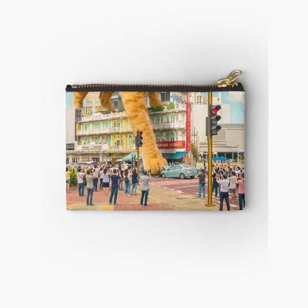 Item preview, Giant Ginger Cat and The Tiny Traffic Jam designed and sold by PorfileJ.