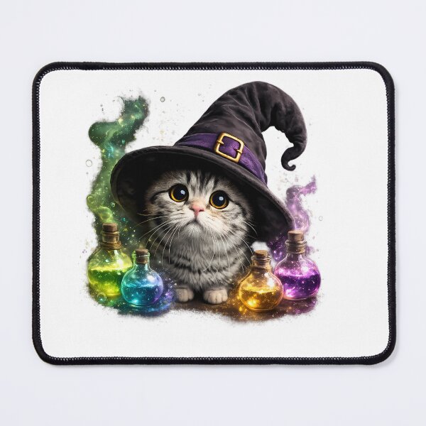 Item preview, Master of Meowgic – Cute Witch Cat  designed and sold by GGAUL.