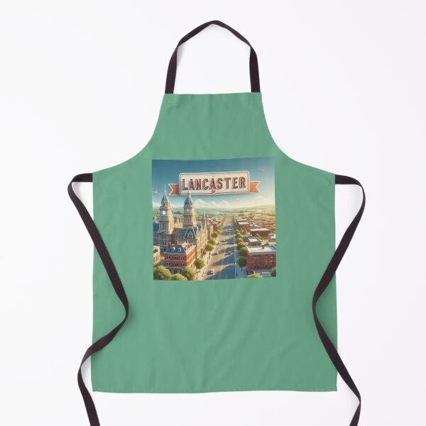 Item preview, Lancaster USA Charming 3D Skyline Label Label Text LANCASTER USA ?? designed and sold by PaintMeWorld.