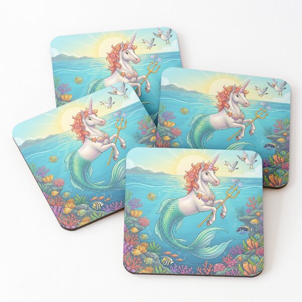 Item preview, Majestic Mercorn Magical Undersea Fantasy designed and sold by Sybille-Yates.