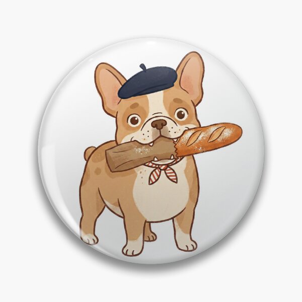 Item preview, French Bulldog with Baguette T-Shirt designed and sold by Chrono Design Workx.