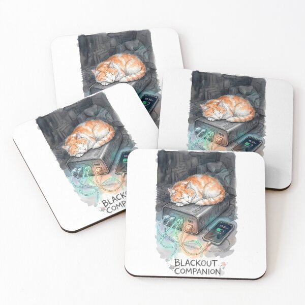 Item preview, Blackout Companion: Cozy Cat and Power Bank designed and sold by SoulPT.