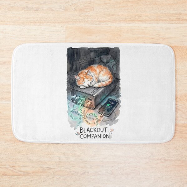 Item preview, Blackout Companion: Cozy Cat and Power Bank designed and sold by SoulPT.