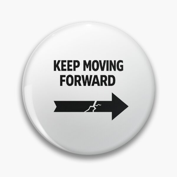 Item preview, Keep Moving Forward | Minimal Arrow Motivation Design designed and sold by Lovestickerco.