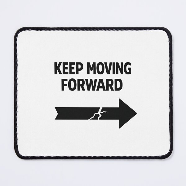 Item preview, Keep Moving Forward | Minimal Arrow Motivation Design designed and sold by Lovestickerco.