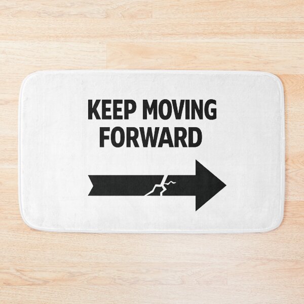 Item preview, Keep Moving Forward | Minimal Arrow Motivation Design designed and sold by Lovestickerco.