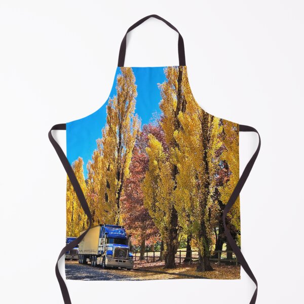 Item preview, Gorgeous golden poplars, autumn leaves and trucks designed and sold by FranWest.