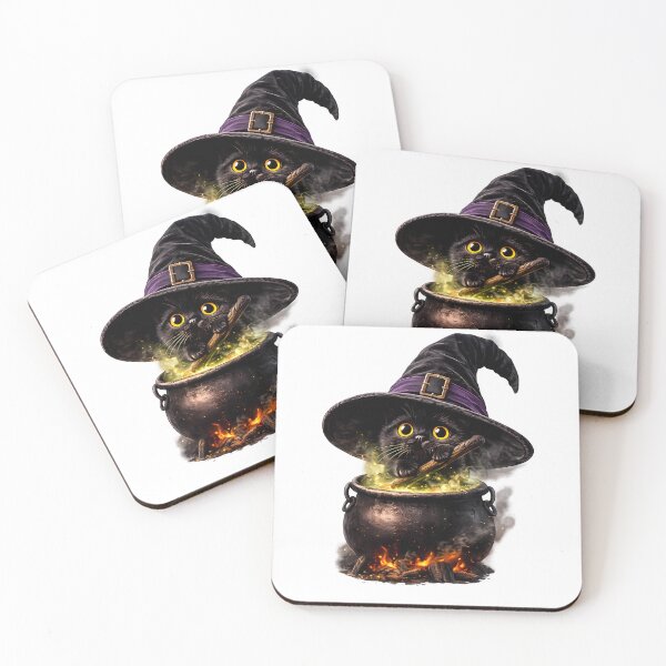 Item preview, Master of Meowgic – Cute Witch Cat  designed and sold by GGAUL.